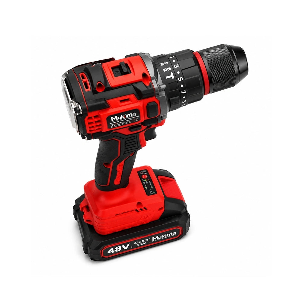 Taladro Inalámbrico Brushless Mukinta con 2 Baterías y Accesorios | GJTZ-G121