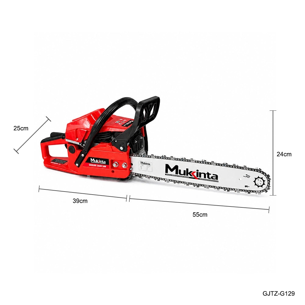 Motosierra a Gasolina Mukinta 52CC de 20 Pulgadas – 2.4 kW GJTZ-G129
